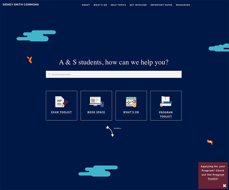 Sidney Smith Commons website